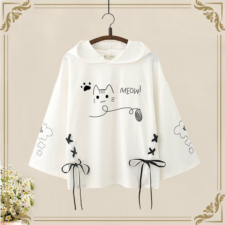 Kitty on sale cat hoodie