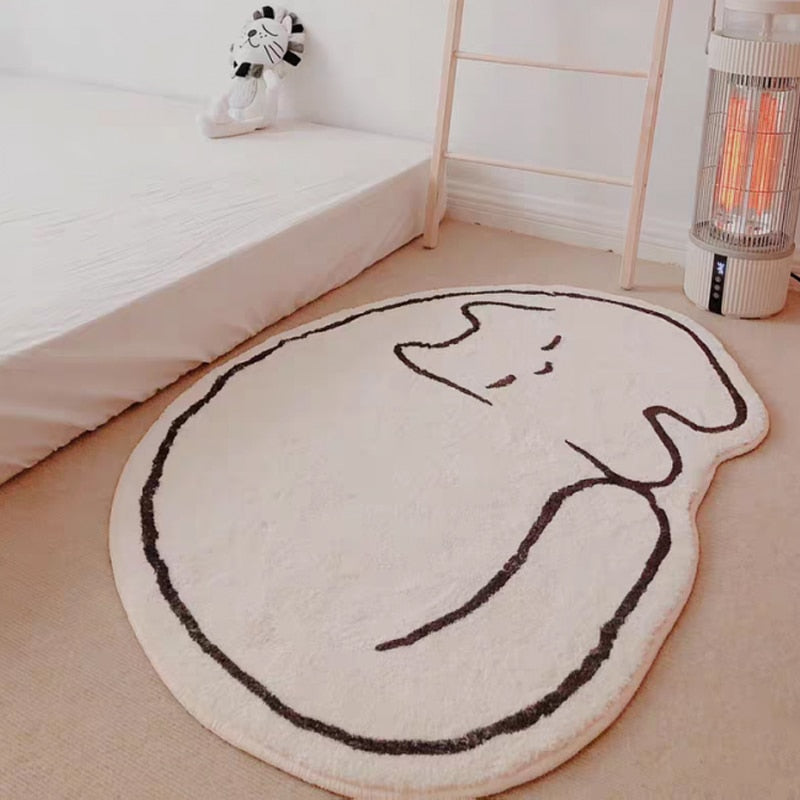 Cartoon Cat Floor Mat