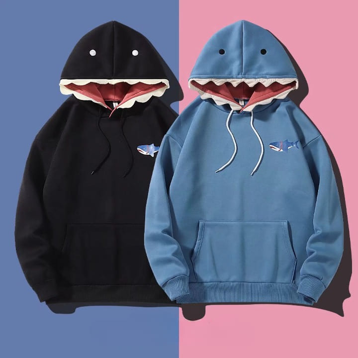 Cartoon best sale shark hoodie