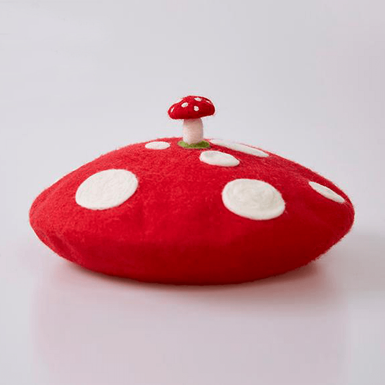Head Mushroom Beret Hat YV40050