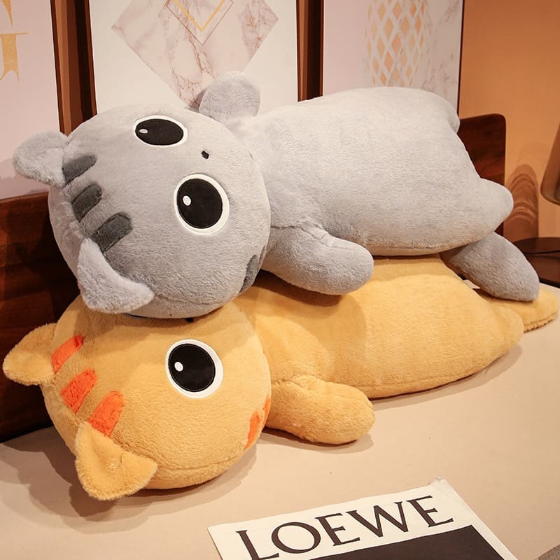 Kawaii Long Fluffy Huge Cat Family Plushies
