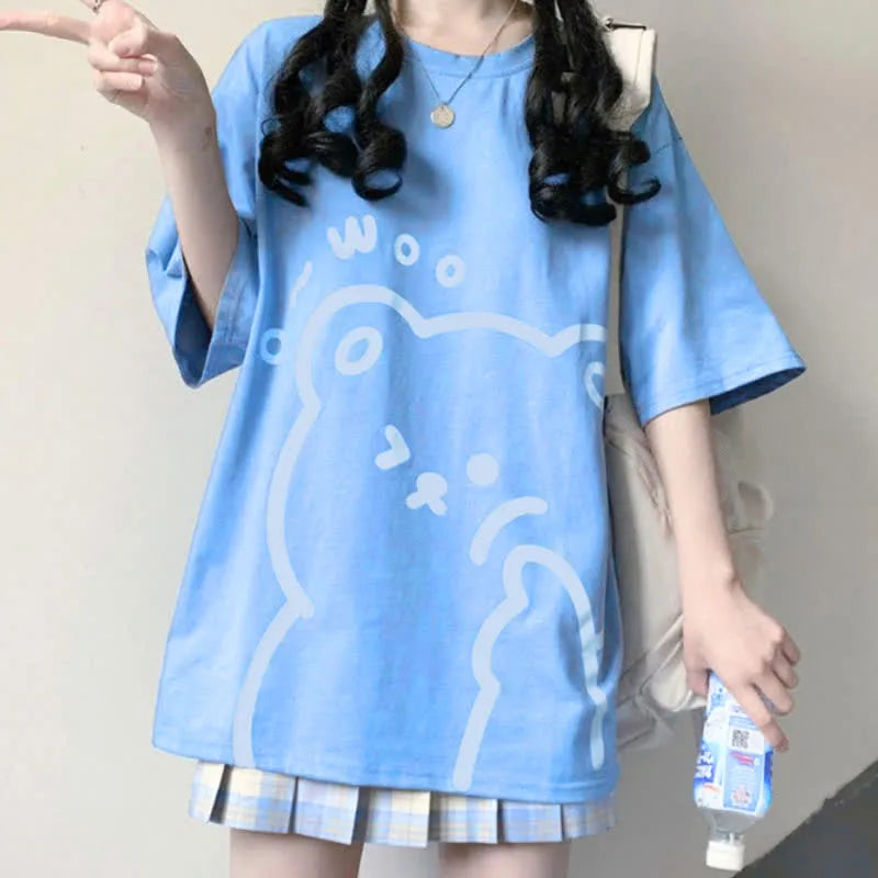 Kawaii Pinch Bear T-Shirt