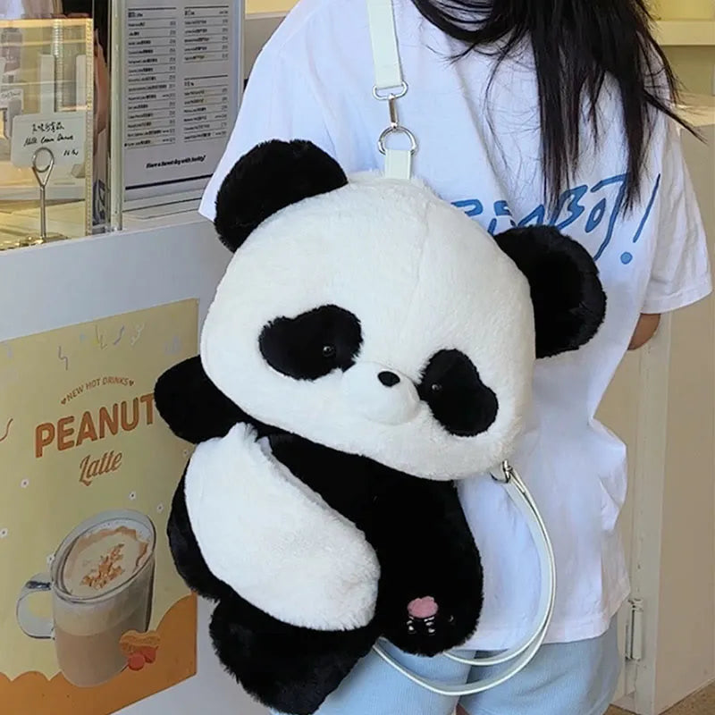 Kawaii Panda Plush Backpack