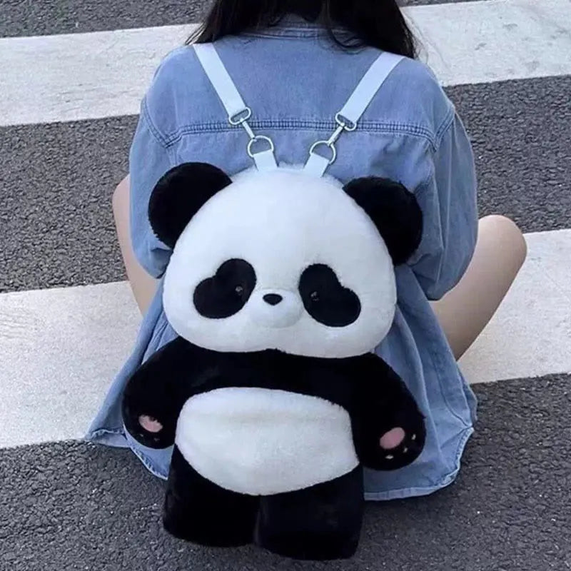 Kawaii Panda Plush Backpack