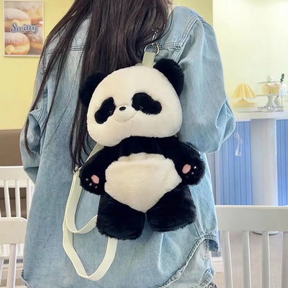 Kawaii Panda Plush Backpack