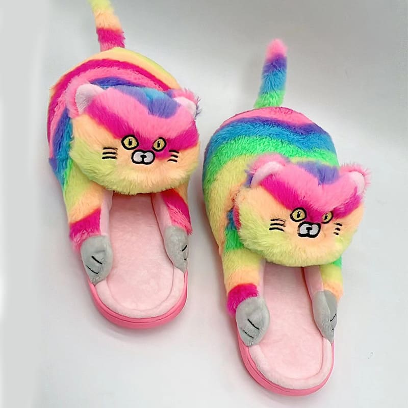 Girl discount cat slippers