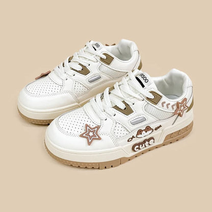 Kawaii Cartoon Cute Kitty Stars Sneakers