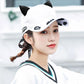 Cute Cat Ears Ribbon Baseball Cap