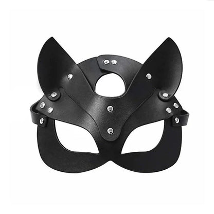 Sexy Kitty Cat Ears PU Cosplay Mask