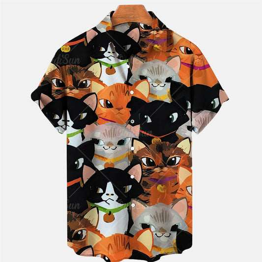 Cartoon Cat Buddies Shirt