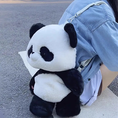 Kawaii Panda Plush Backpack