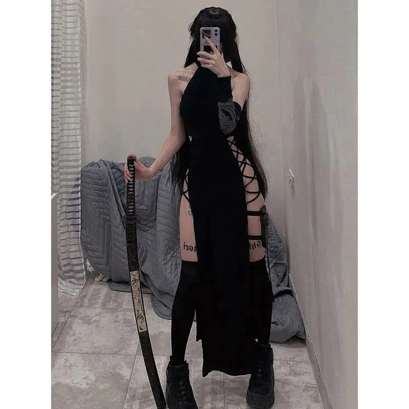 hollow side slit dress Amazon.com: XNGSNZIJ Womens Knit Side Slit Striped Long Tank Dress Sleeveless Cute Hollow Out Knit Side Slit Striped Long Tank Dress, Small : Clothing, Shoes & Jewelry