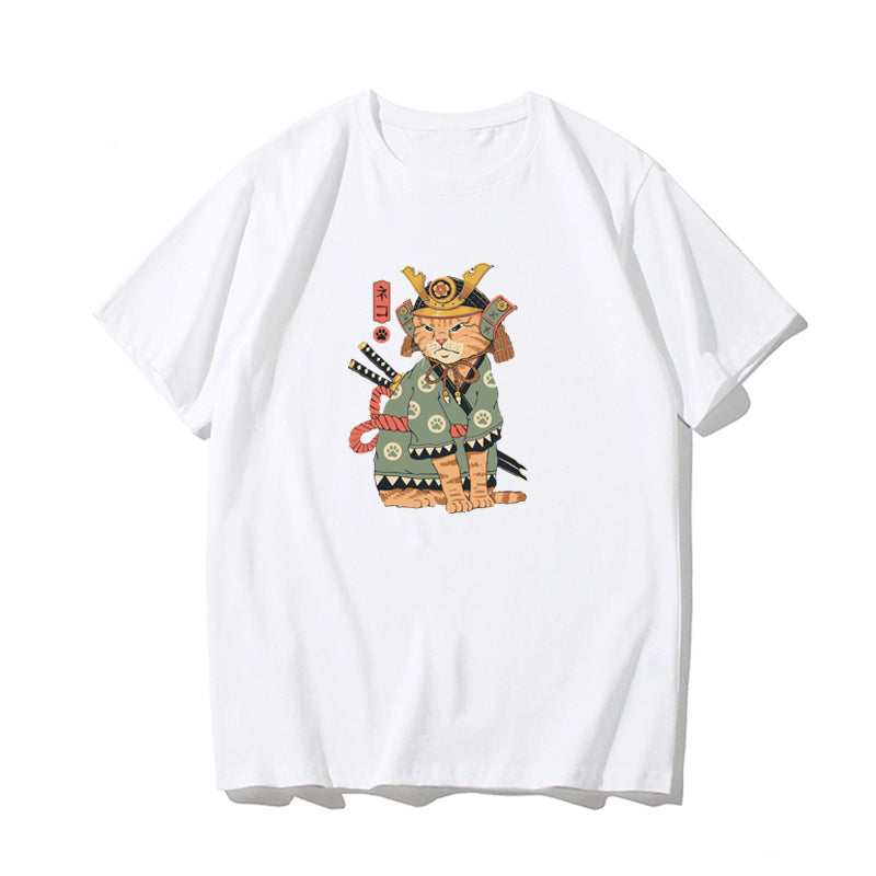 Samurai cat hotsell t shirt