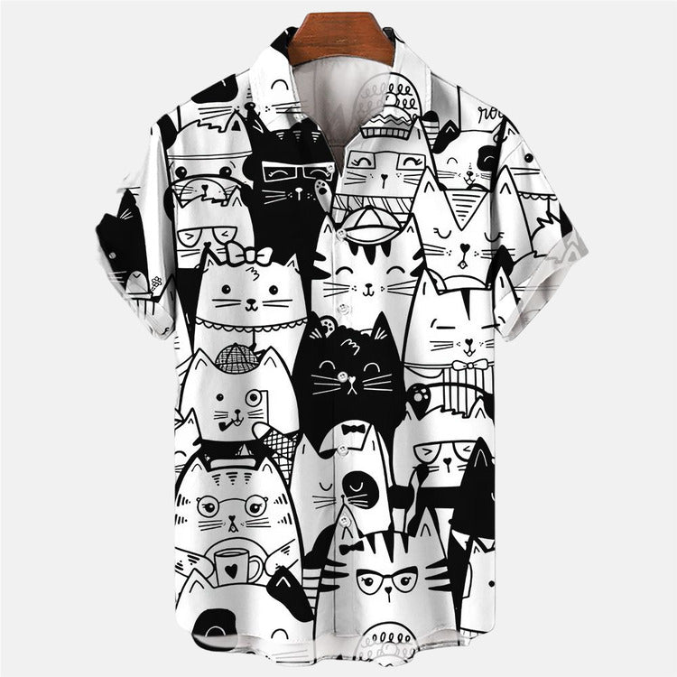 Cartoon Cat Society Shirt
