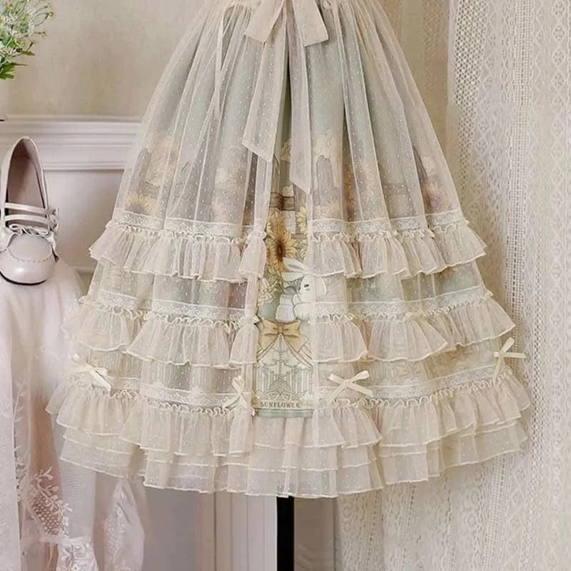 chinese dress ladies Sunflower Duster Dress in Gold