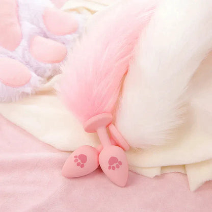 Furry Cat Tail Sexy Cute Anal Plug Accessories