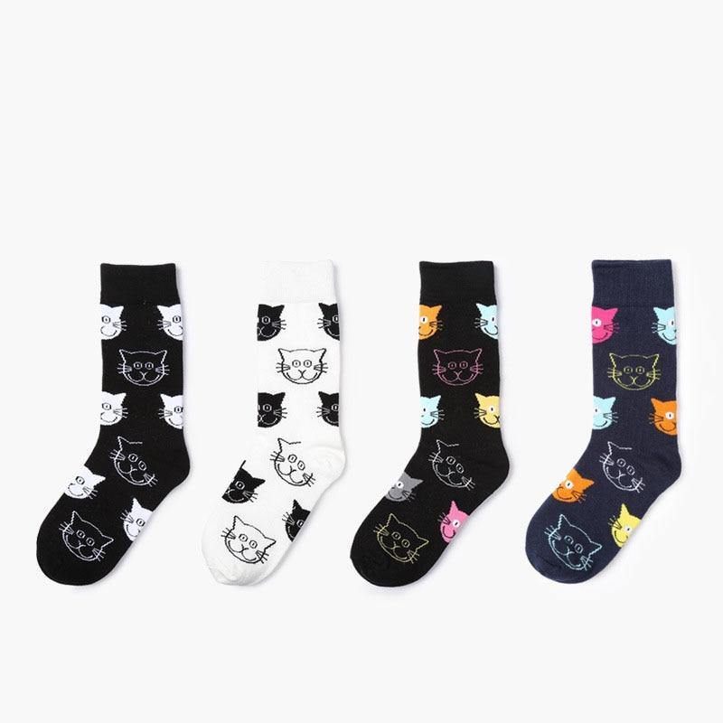 Colorful Cat Socks - Meowhiskers