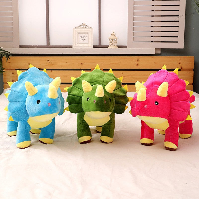 Kawaii Stuffed Triceratops Dinosaur Plush Toy