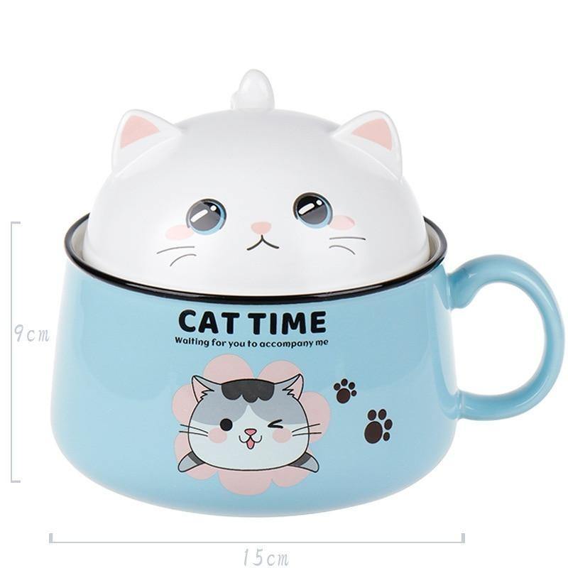 Cute Cat Bowl - Meowhiskers