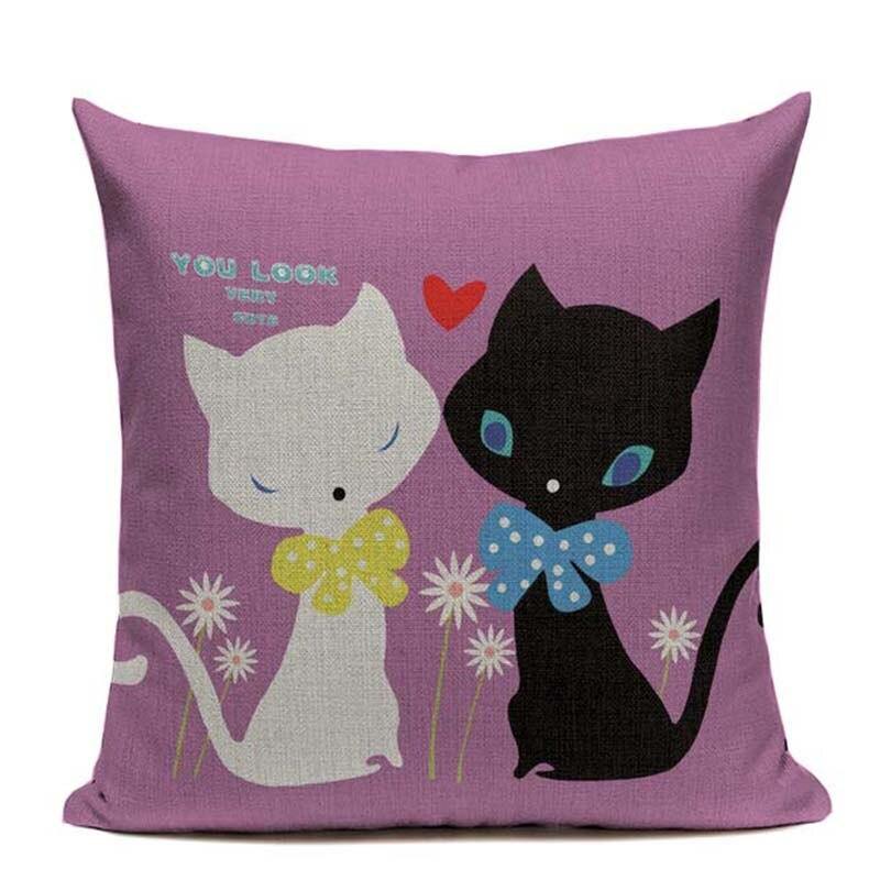 Cat Linen Pillowcase - Meowhiskers