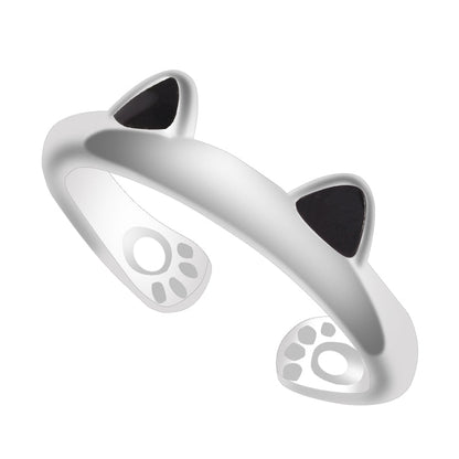 Kawaii Cat Ears Paws Rings
