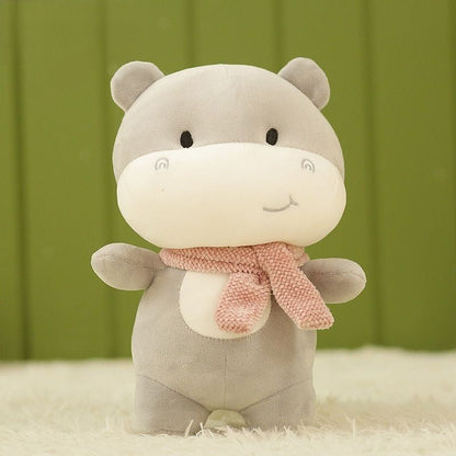 Kawaii Animal With Scarf Plush Toy