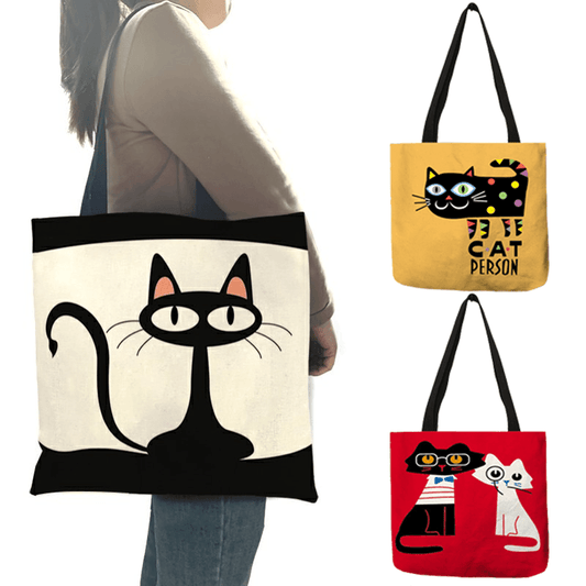 Lovely Cat Tote Bag - Meowhiskers