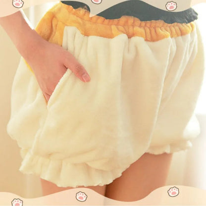 Kawaii Corgi Ass Tail Claw Panties Shorts