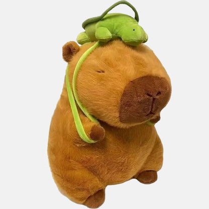 Kawaii Capybara Turtle Plush Stuffed Toy
