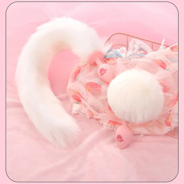 Furry Cat Tail Sexy Cute Anal Plug Accessories