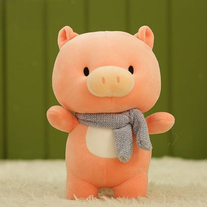 Kawaii Animal With Scarf Plush Toy