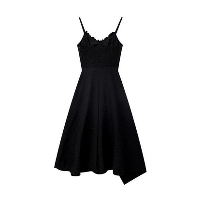 Preppy Hollow Out Sweatshirt Stitching Tulle Slip Dress Two Piece Set