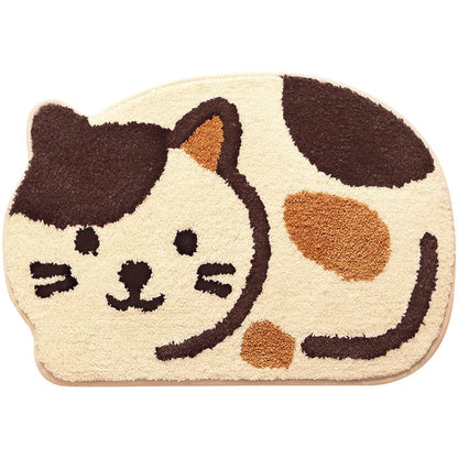 Kawaii Smile Cartoon Kitty Cat Rugs & Mats