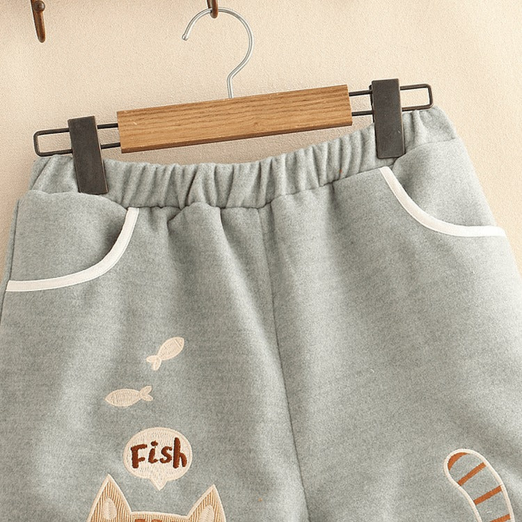 Kawaii Cat Fish Shorts