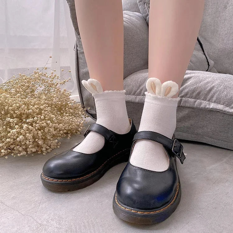 Kawaii Bunny Ears Lolita Ankle Socks