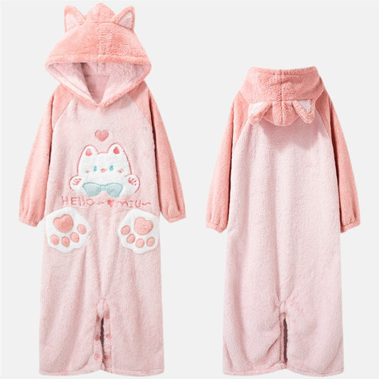 Kawaii Cat Winter Pajamas PN6261 – Pennycrafts