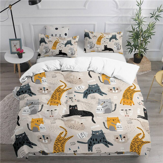 Active Cat Bedding Sets - Meowhiskers