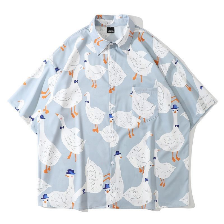 Cute Hawaii Duck Shirt - Tops - Kawaii Bonjour