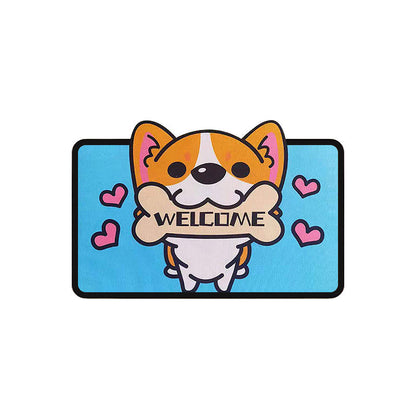 Kawaii Cartoon Kitty Puppy Letter Rugs & Mats