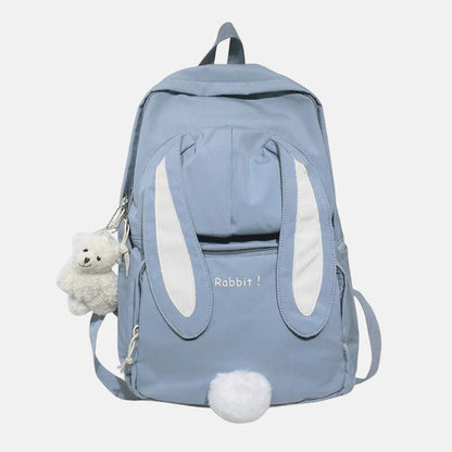 Kawaii Bunny Ears Tail Hairball Backpack
