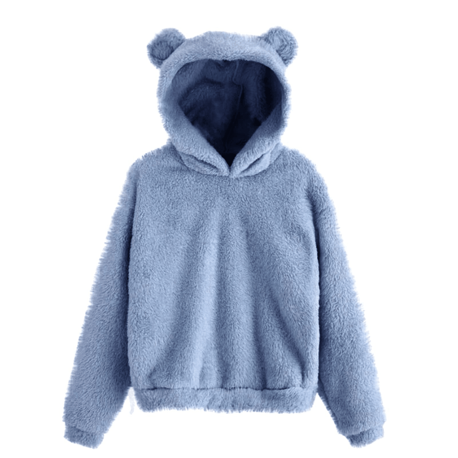 Kawaii Fluffy Bear Ears Hoodie Coat Meowhiskers
