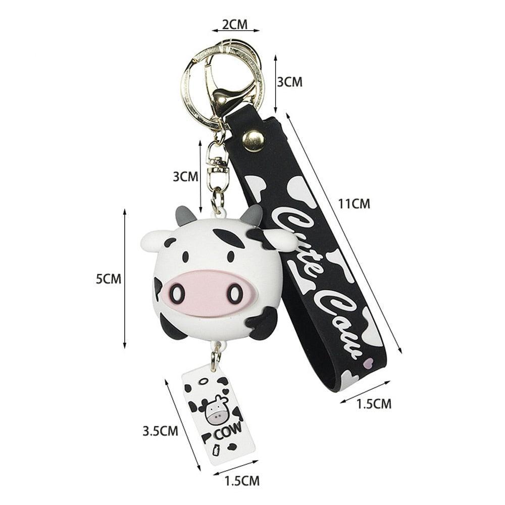 Kawaii Cute Cow Keychains - Keychain, Keychains - Kawaii Bonjour