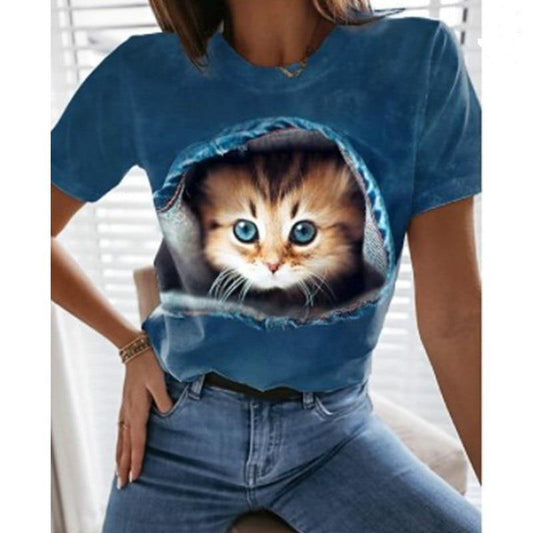 3D Baby Cat T-Shirt - Meowhiskers