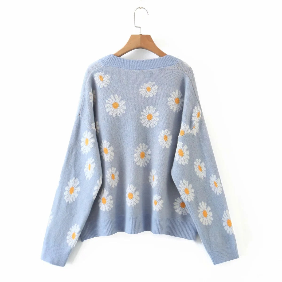 Sweet Sunflower Knitwear Cardigan Sweater