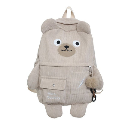 Kawaii Mars Society Cartoon Bear Backpack
