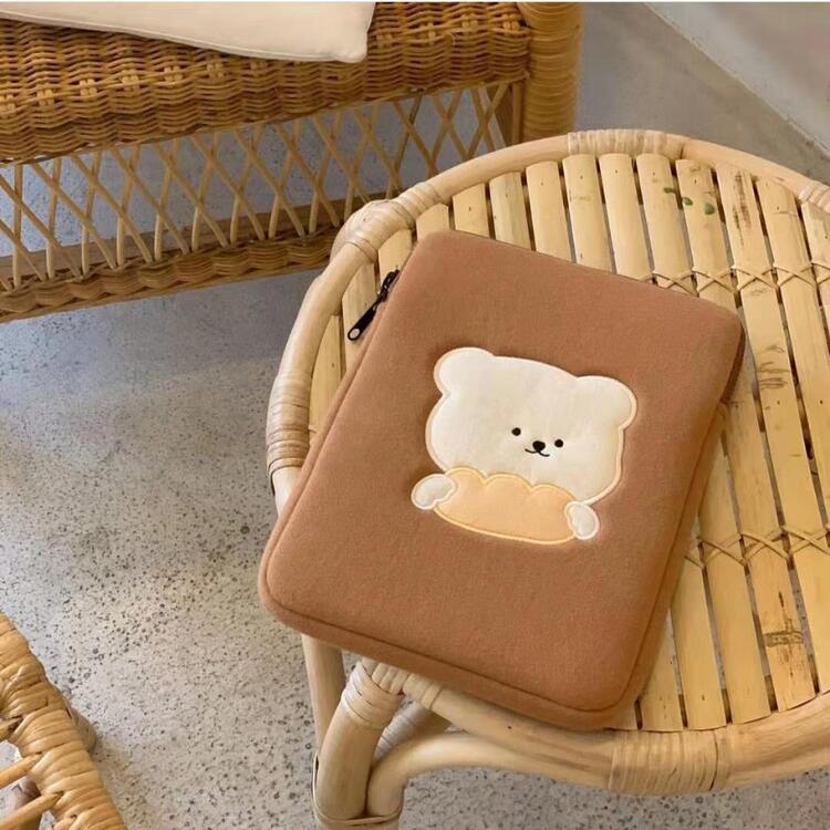 Kawaii Bread Bear iPad & Laptop Sleeve