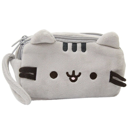 Kawaii Cute Cat Plush Bag - Pencil Case - Kawaii Bonjour