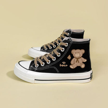 Kawaii Cookie Bear Sneakers - Sneakers, Trending - Kawaii Bonjour