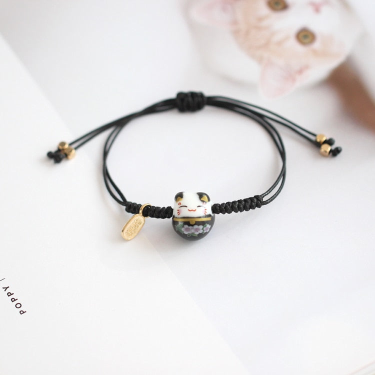 Kawaii Lucky Cat Bracelet