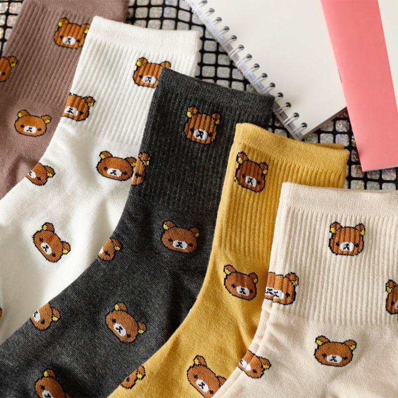 Kawaii Bear Socks - Socks - Kawaii Bonjour
